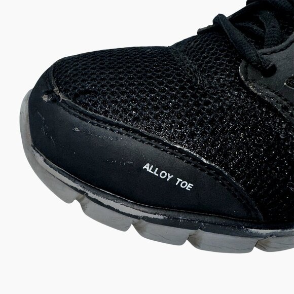 Reebok Men's Black Work Sublite Cushion Alloy Toe Hazard Safety Sneaker Shoes 9M - Picture 5 of 10